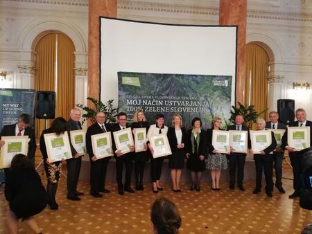 Sveta Ana prejela srebrni znak Slovenia Green Destination 4